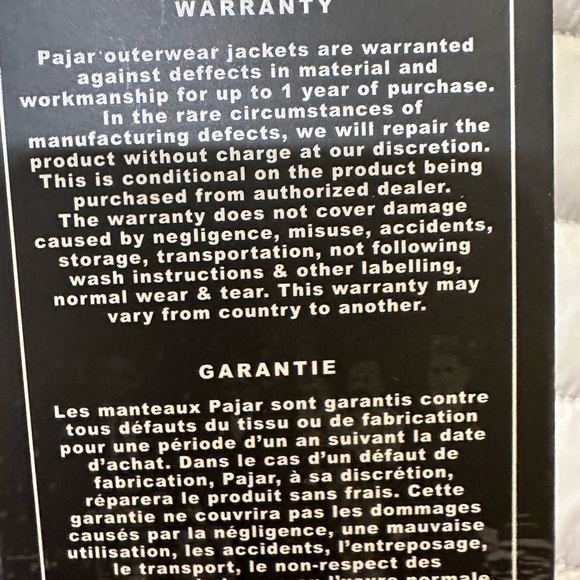 NWT Pajar Osprey Men's Lightweight Full Zip Jacket Size XL - Picture 7 of 9